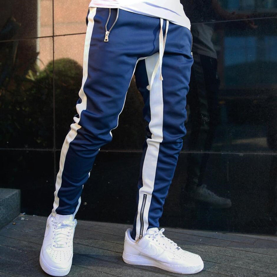 Mens Joggers Casual Pants Fitness Men Sportswear Tracksuit Bottoms Skinny