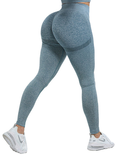 Women's Sexy Bubble Butt High Waisted Push-Up Fitness Leggings